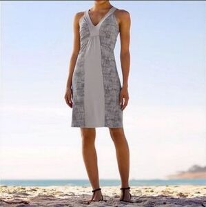 Patagonia Mosaic Grey Black Corinne Mini Dress
